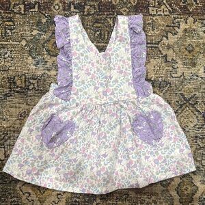 Disney Baby Winnie The Pooh Purple and White Dress